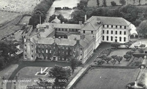 Aerial Shot Ursuline Old School Building Sligo