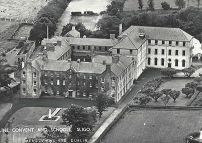 Aerial Shot Ursuline Old School Building Sligo