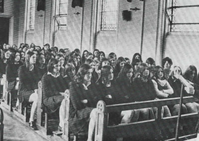 Girls being taught in old Ursuline College Sligo