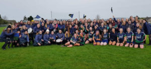 Ursuline College Gaelic team and supporters