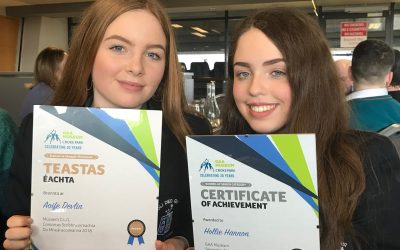 GAA Writing Competition winners and runners up 2019