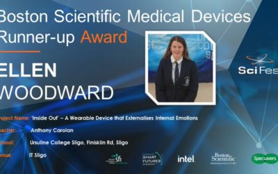 Ellen Woodward wins Boston Scientific Medical Devices Runner-up Grand Award